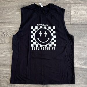Burlington WI Graphic Muscle Tank - Black